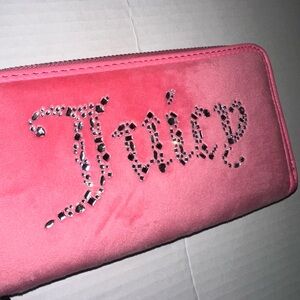 Juicy Couture Pink Wallet pink lemonade all that glitters stunning bling!!!